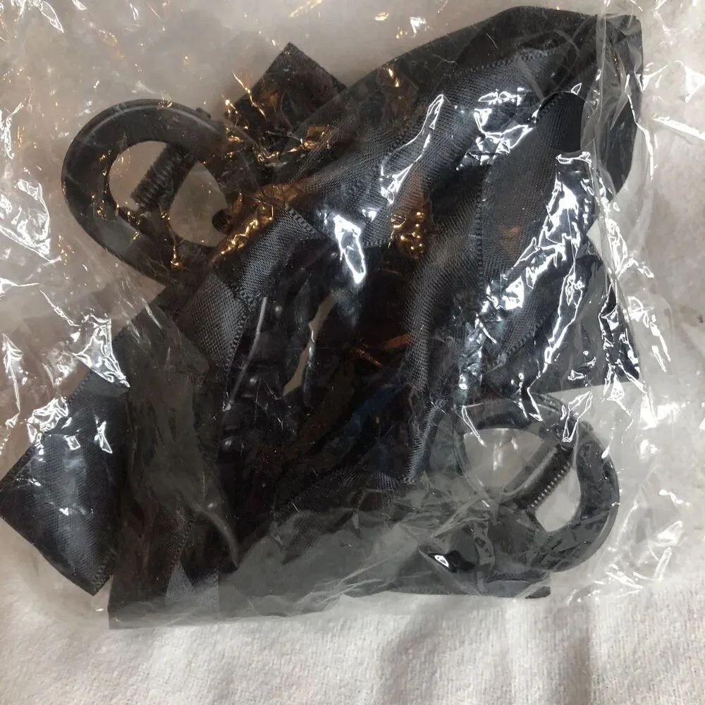 Bow Claw Clips, Matte Silky Satin Bows for Thin, Thick, or Curly Hair NIP